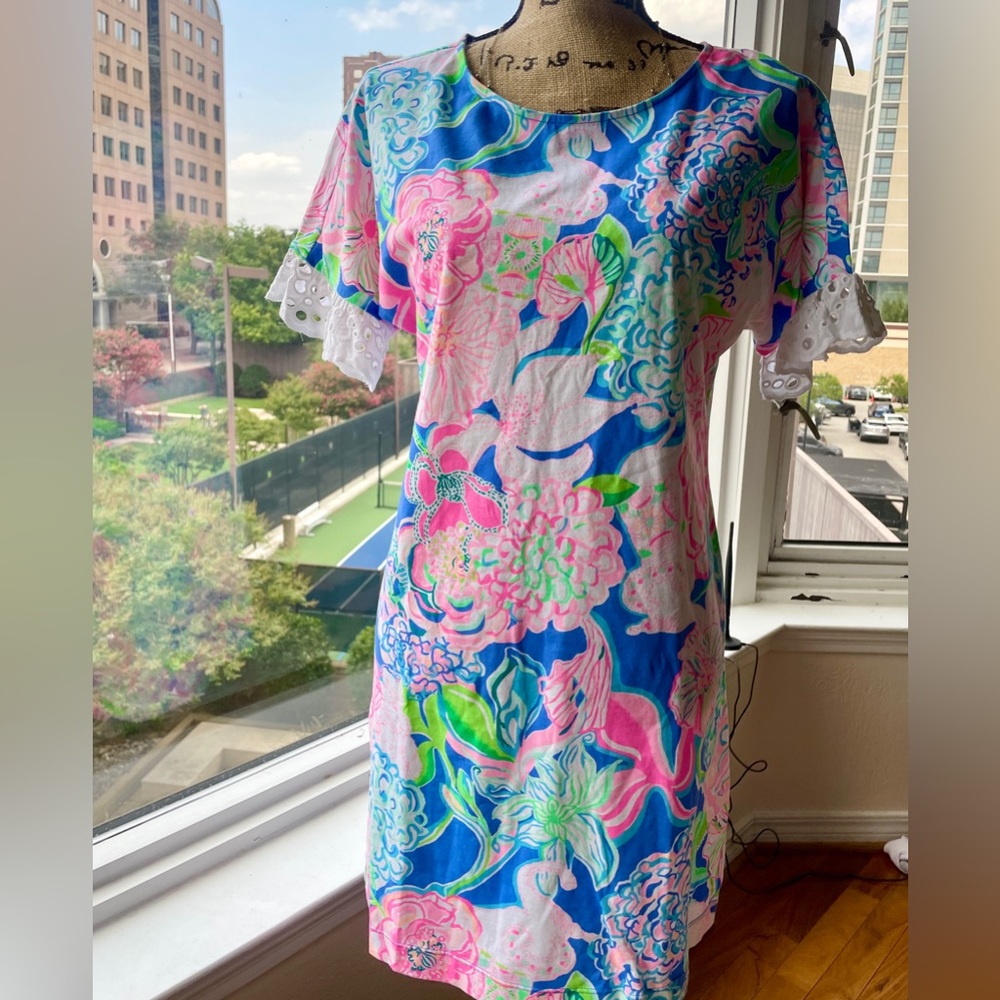 NWT Lilly Pulitzer Short Sleeve Shift Dress T Shirt Dress
